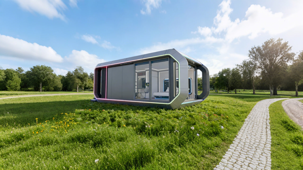 Modern modular capsule accommodation